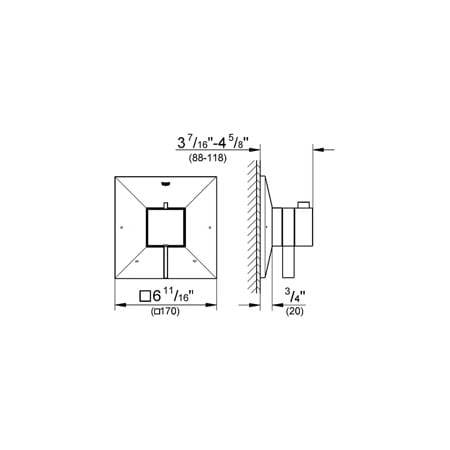 A large image of the Grohe GSS-Allure-DPB-03 Grohe GSS-Allure-DPB-03