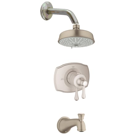 A large image of the Grohe GSS-Authentic-STH-04 Brushed Nickel