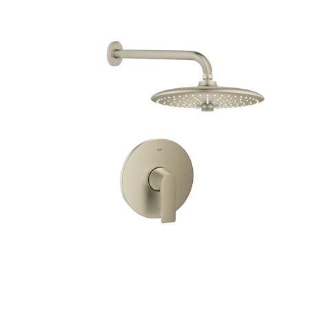 A large image of the Grohe GSS-Defined-PB-1-CA Brushed Nickel