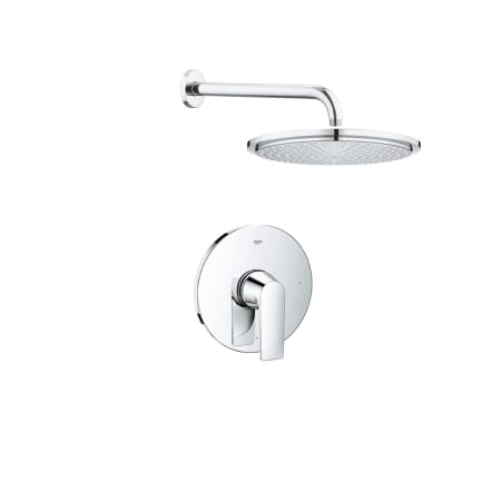 A large image of the Grohe GSS-Defined-PB-3-CA Starlight Chrome