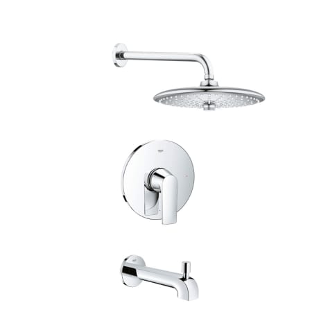 A large image of the Grohe GSS-Defined-PB-4 Starlight Chrome