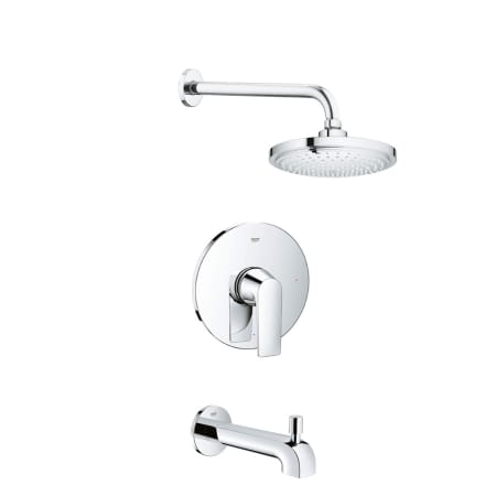 A large image of the Grohe GSS-Defined-PB-5 Starlight Chrome