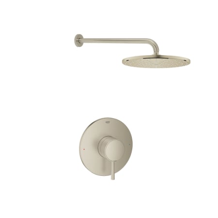 A large image of the Grohe GSS-Essence-PB-2 Brushed Nickel