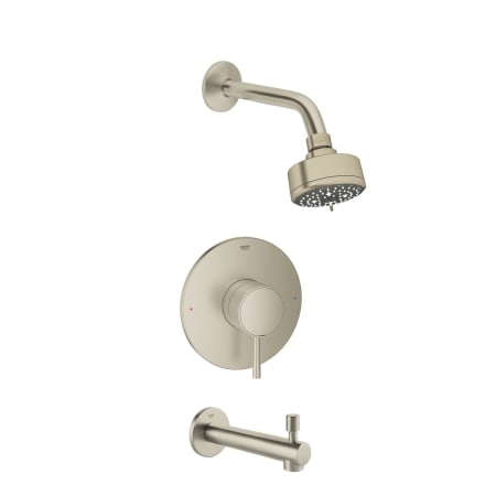 A large image of the Grohe GSS-Essence-PB-3 Brushed Nickel
