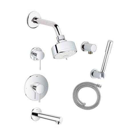A large image of the Grohe GSS-Essence-PB-5 Starlight Chrome