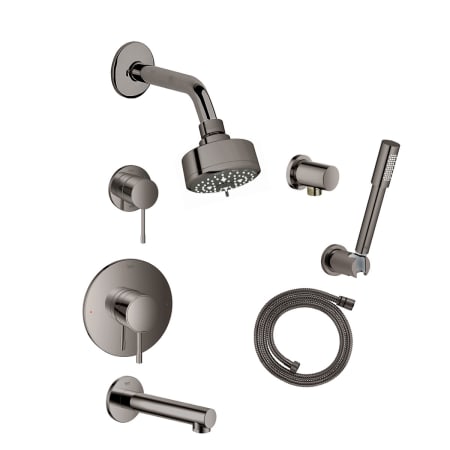 A large image of the Grohe GSS-Essence-PB-5 Hard Graphite