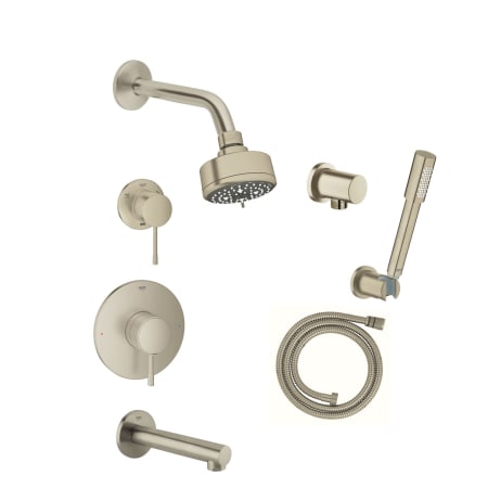 A large image of the Grohe GSS-Essence-PB-5 Brushed Nickel
