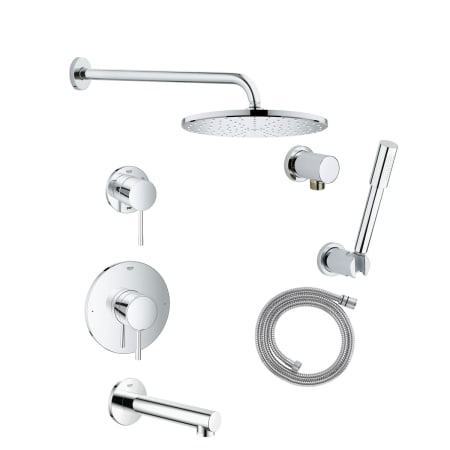 A large image of the Grohe GSS-Essence-PB-6 Starlight Chrome