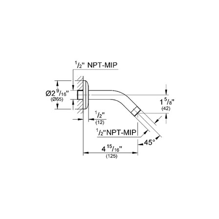 A large image of the Grohe GSS-Eurocube-DTH-03 Grohe GSS-Eurocube-DTH-03