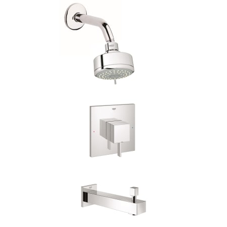 A large image of the Grohe GSS-Eurocube-SPB-04 Starlight Chrome