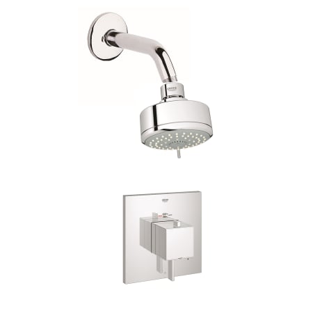A large image of the Grohe GSS-Eurocube-STH-01 Starlight Chrome