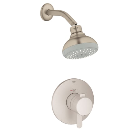 A large image of the Grohe GSS-Europlus-STH-01 Brushed Nickel