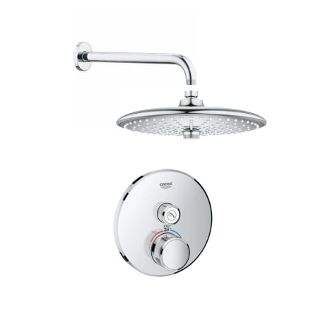 A large image of the Grohe GSS-Grohtherm-CIR-01 A Starlight Chrome