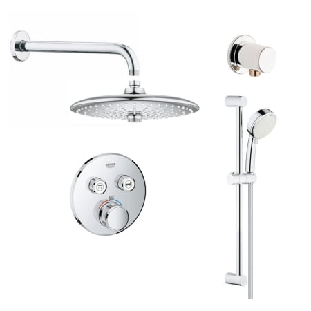A large image of the Grohe GSS-Grohtherm-CIR-04 A Starlight Chrome