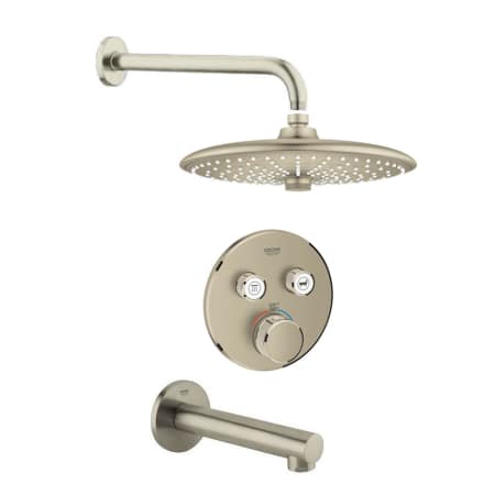 A large image of the Grohe GSS-Grohtherm-CIR-06 A Brushed Nickel