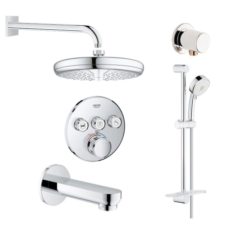 grohe gss cir grohtherm smartcontrol shower tub showers