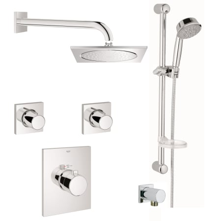 Grohe Gss Grohtherm Fcth 07 000 Starlight Chrome F A Large Image Of The Grohe Gss Grohtherm Fcth 07 Starlight Chrome