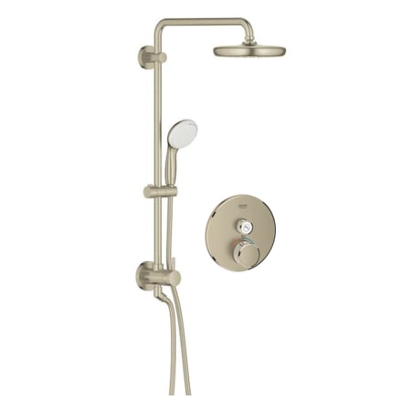 A large image of the Grohe GSS-Retrofit-8 Brushed Nickel