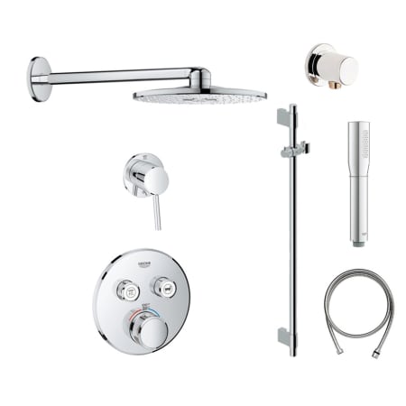 A large image of the Grohe GSS-smartactive-4 Starlight Chrome