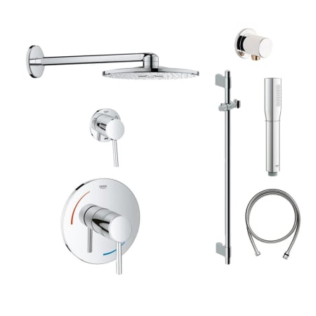 A large image of the Grohe GSS-smartactive-5 Starlight Chrome