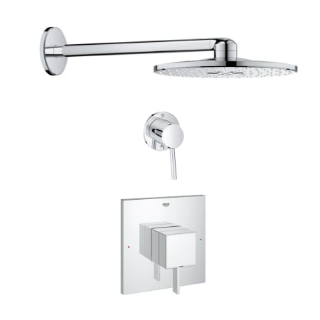 A large image of the Grohe GSS-smartactive-SQ-3 Starlight Chrome
