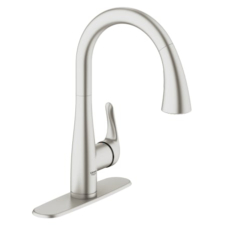 A large image of the Grohe 30 211 1 SuperSteel InfinityFinish