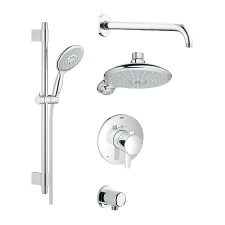 A large image of the Grohe 35 052 Starlight Chrome