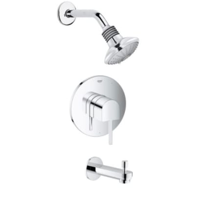 A large image of the Grohe GRFLX-PB102 Starlight Chrome
