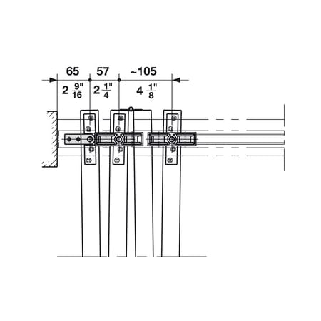 A large image of the Hafele 407.58.003 Alternate View