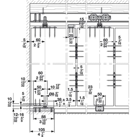 A large image of the Hafele 407.58.003 Alternate View