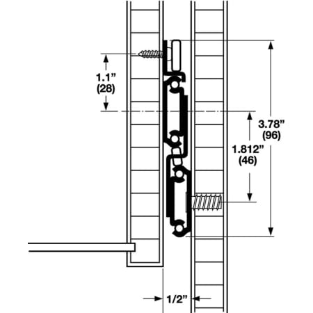 A large image of the Hafele 422.17.603 Alternate View