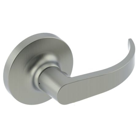 A large image of the Hager 3410-Lever Satin Chrome
