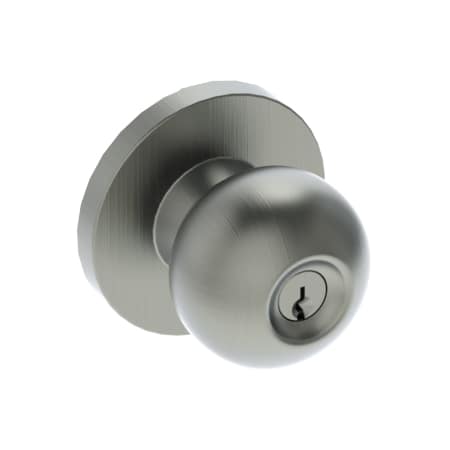 A large image of the Hager 3450-Knob Satin Stainless