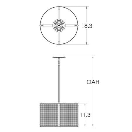 A large image of the Hammerton Studio CHB0019-18-0-001-E2 Flat Bronze