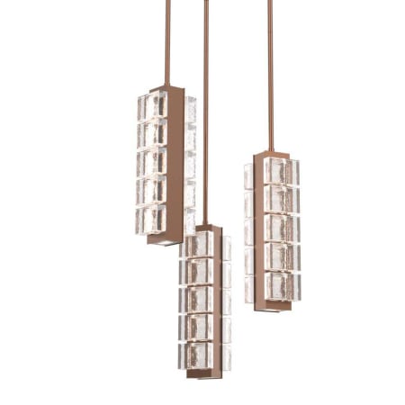 A large image of the Hammerton Studio CHB0087-03-001-L2 Burnished Bronze / Pave Glass