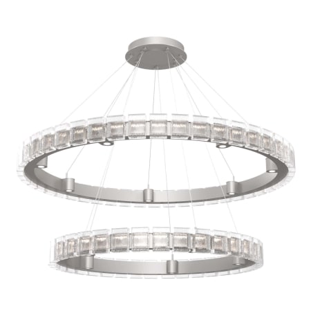 A large image of the Hammerton Studio CHB0087-2T-CA1-L3 Beige Silver / Pave Glass