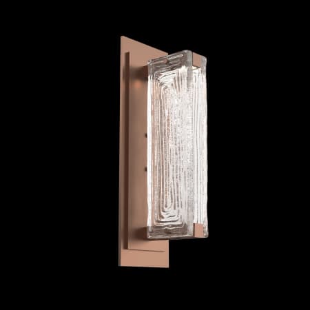 A large image of the Hammerton Studio IDB0090-01-L3 Burnished Bronze / Linea Glass