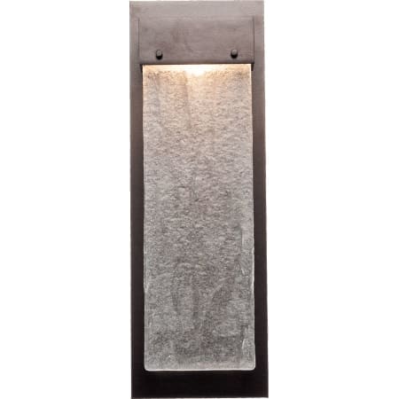 A large image of the Hammerton Studio IDB0042-1A Flat Bronze Finish with Clear Granite Glass