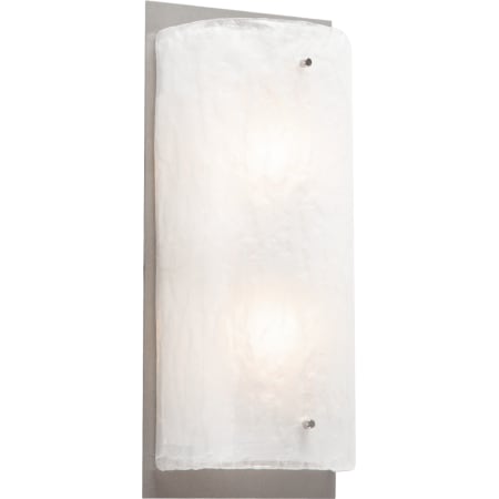 A large image of the Hammerton Studio CSB0044-13 Frosted Granite Glass with Metallic Beige Silver Finish