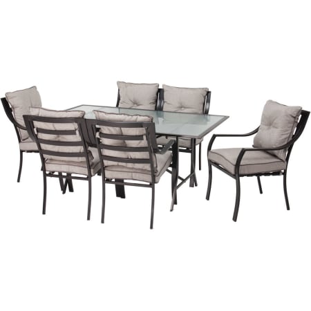 A large image of the Hanover LAVALLETTE7PC Gray