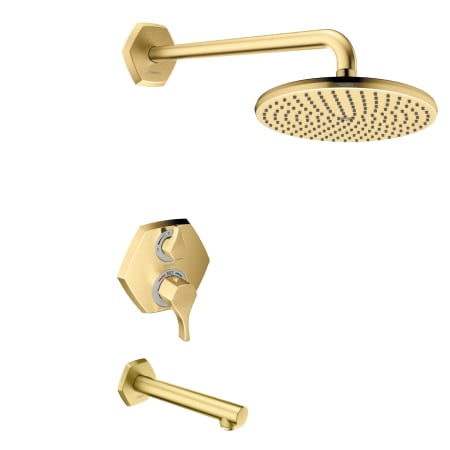 A large image of the Hansgrohe HG-Locarno-T02ca Brushed Gold Optic