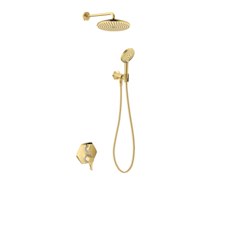A large image of the Hansgrohe HG-Locarno-T04 Brushed Gold Optic