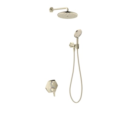A large image of the Hansgrohe HG-Locarno-T04ca Brushed Nickel