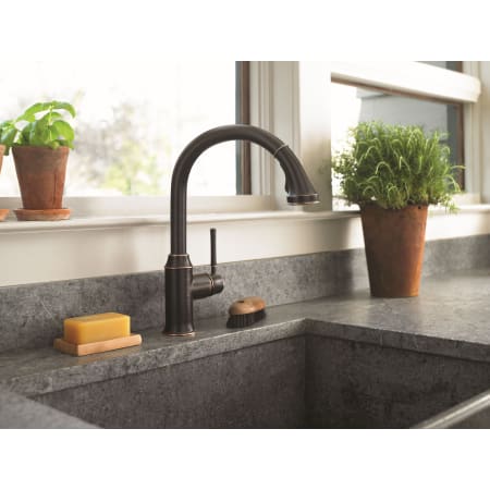 Hansgrohe 04215800 Steel Optik Talis C High-Arc Pull-Down ...