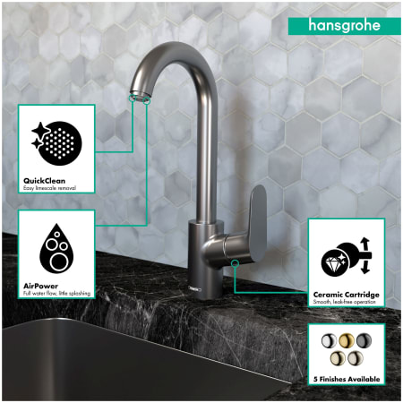 A large image of the Hansgrohe 04507 Alternate Image