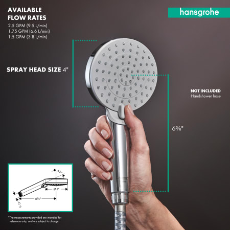 A large image of the Hansgrohe 26090 Alternate Image
