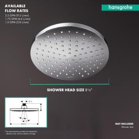 A large image of the Hansgrohe 26093 Alternate Image