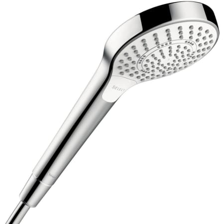A large image of the Hansgrohe 26801 White / Chrome