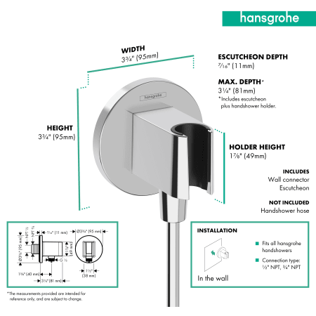 A large image of the Hansgrohe 26888 Alternate Image