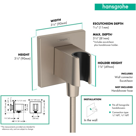 A large image of the Hansgrohe 26889 Alternate Image